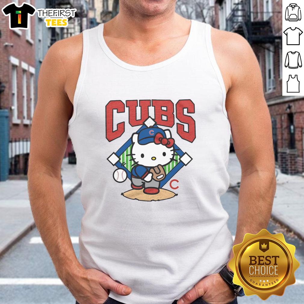 cute-hello-kitty-x-chicago-cubs-pitch-tank-top Cute Hello Kitty X Chicago Cubs pitch tank top featuring a playful design, perfect for fans and summer wear.