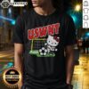 Cute Hello Kitty X USWNT Kick T-Shirt featuring a playful design, perfect for fans of both Hello Kitty and women's soccer.