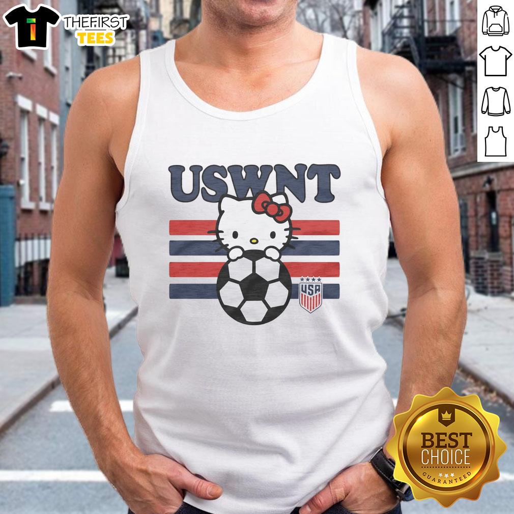 cute-hello-kitty-x-uswnt-tank-top Cute Hello Kitty X USWNT tank top featuring vibrant graphics and a comfortable fit, perfect for fans of both brands.