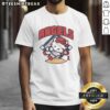 Alt Text: Cute Los Angeles Angels Hello Kitty T-Shirt featuring Hello Kitty in Angels gear, perfect for fans and collectors.