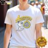 Alt Text: Cute Peanuts Snoopy X Argentina soccer t-shirt featuring Snoopy in a soccer jersey, perfect for fans and collectors.