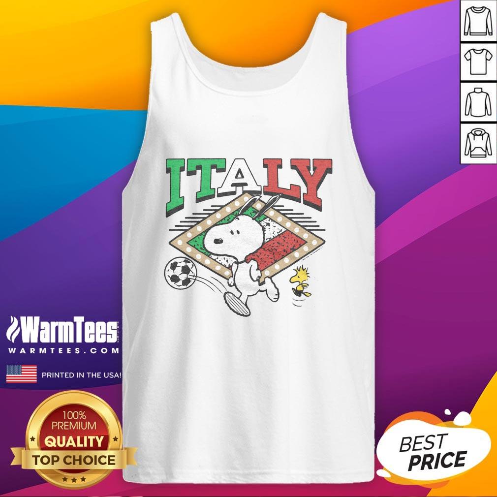 cute-peanuts-snoopy-x-italy-soccer-tank-top Cute Peanuts Snoopy X Italy soccer tank top featuring vibrant colors and playful design, perfect for fans and summer wear.