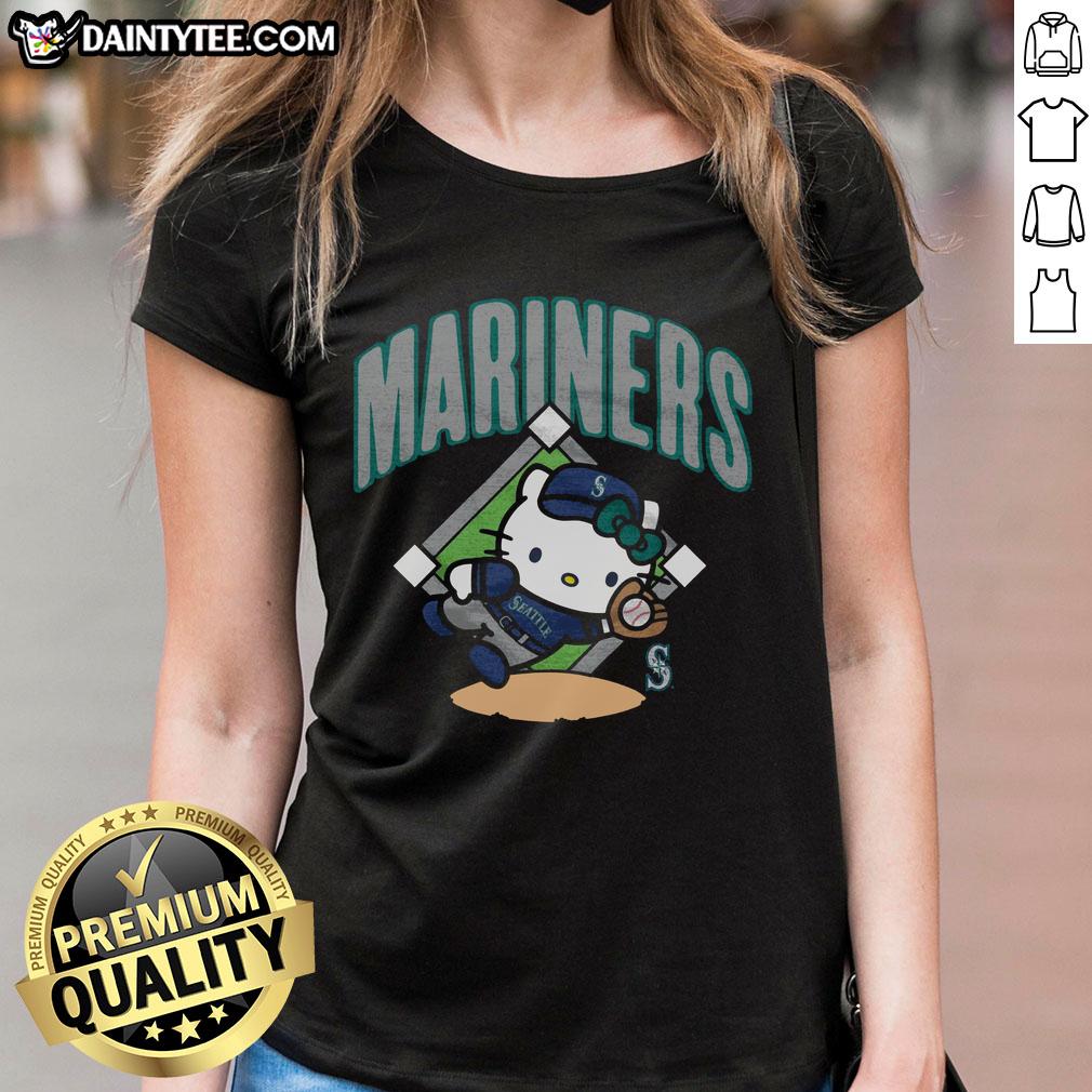 cute-seattle-mariners-hello-kitty-ladies-tee Adorable Seattle Mariners Hello Kitty ladies tee featuring a playful design, perfect for fans and casual wear.