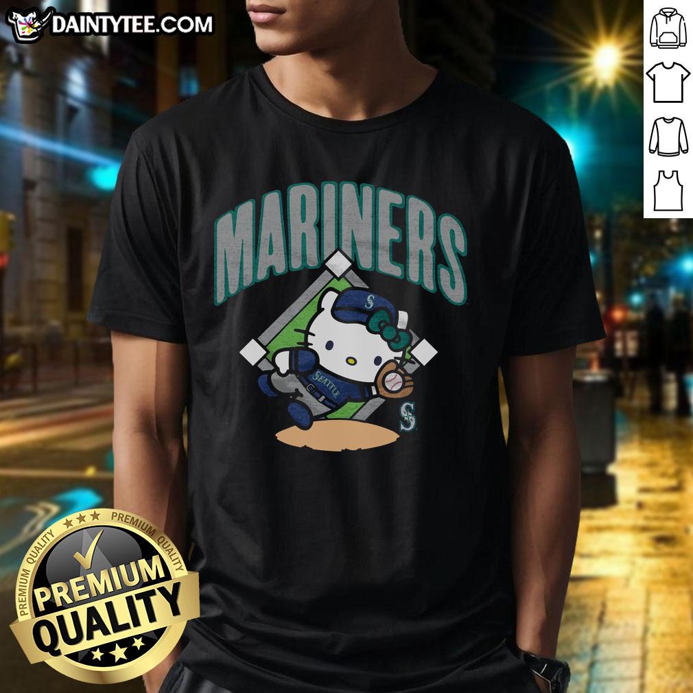 cute-seattle-mariners-hello-kitty-t-shirt Cute Seattle Mariners Hello Kitty T-Shirt featuring a playful design perfect for baseball fans and Hello Kitty lovers.