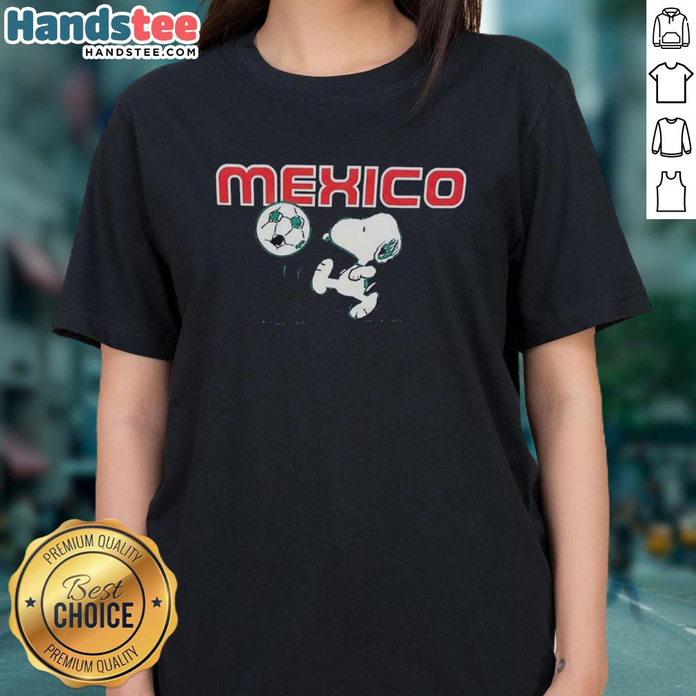 cute-snoopy-x-mexico-football-ladies-tee Alt Text: Cute Snoopy X Mexico football ladies tee featuring colorful graphics and a playful design for sports fans.