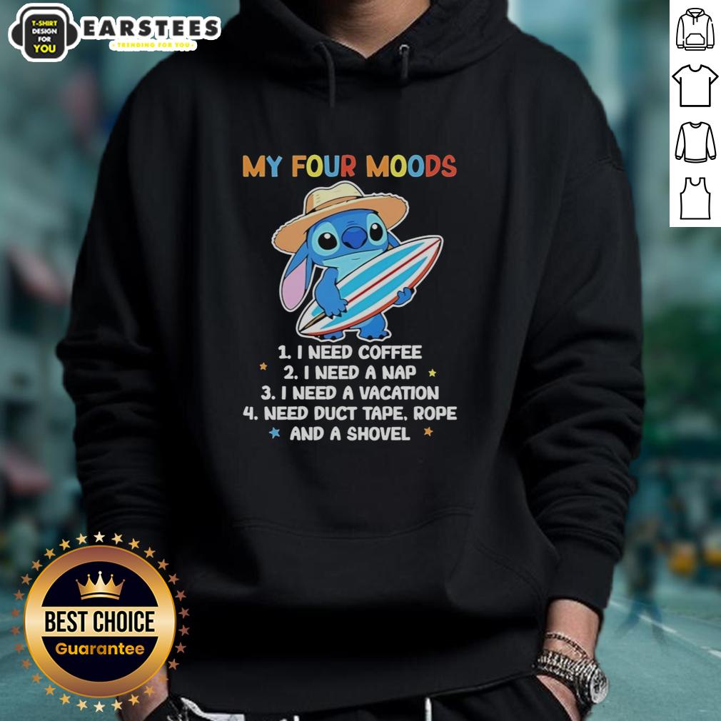 cute-stitch-my-four-moods-1-i-need-coffee-2-i-need-a-nap-3-i-need-a-vacation-hoodie Cute Stitch hoodie featuring four moods: 'I need coffee,' 'I need a nap,' 'I need a vacation' for cozy style.