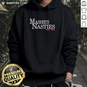 Good Massies Masties Est 2012 hoodie in vibrant colors, showcasing stylish design and comfortable fabric for casual wear.