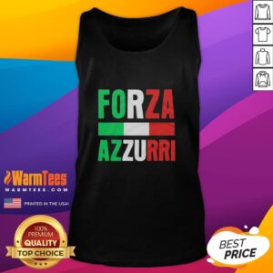 Retro tank top featuring Italy flag pattern, perfect for soccer fans celebrating Forza Azzurri style.