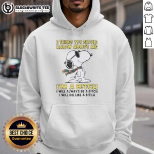 Stylish hoodie with bold text reading 'I'm A Bitch, I Will Always Be A Bitch' - perfect for confident fashion statements.