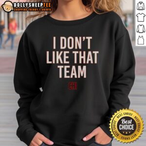 Alt Text: Nice Ben Johnson wearing a Chicago Bears sweatshirt expressing dislike for the team during a casual outing.