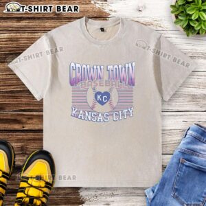 Original Crown Town City Gradient Washed T-Shirt in vibrant colors, perfect for casual wear and street style.