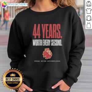 Original UEFA Europa League Istanbul sweatshirt celebrating 44 years, perfect for fans in May 2026.
