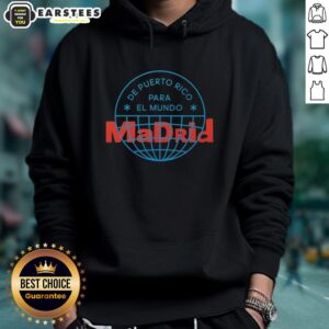 Alt Text: Official Bad Bunny DTMF Tour Merch Hoodie from Madrid 2026 featuring vibrant design and stylish fit.