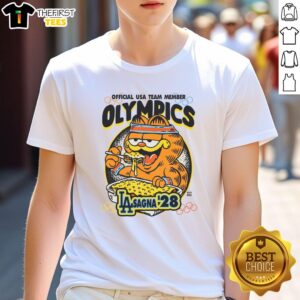 Awesome Team USA ivory t-shirt featuring a bold graphic design, perfect for sports fans and patriotic events.