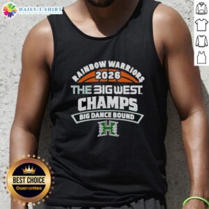Awesome Hawaii Rainbow Warriors 2026 NCAA Men's Volleyball Big West Champs tank top celebrating their tournament success.