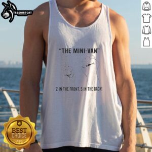 Nice the Mini Van tank top featuring a fun graphic design, perfect for casual summer outings and road trips.