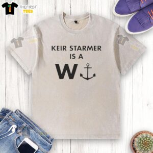 Alt Text: Keir Starmer in a W-Washed T-shirt, showcasing his casual style at a public event.