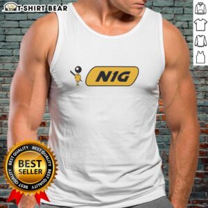 Alt Text: Bic Man figure wearing a stylish tank top, showcasing the Top Bic Man Pen Figure design.