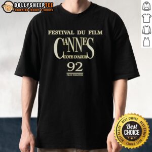 Hot Joe Pesci wearing a Cannes Film Festival 2018 T-shirt at Festival Du Film Cannes Cote D'Azur, showcasing film culture.