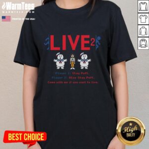 Pretty Live 2 Stay Puft T-Shirt - Image 3