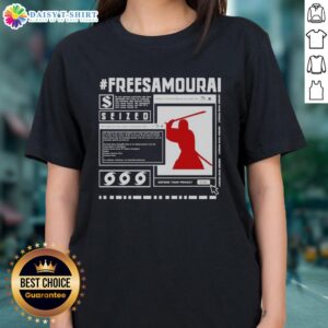 Cyberpunk 2077 Samurai Ladies Tee featuring a sleek design, perfect for fans of Nice Free Samourai Seized and privacy defense.