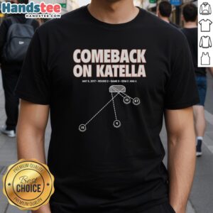 Premium Ducks Comeback on Katella May 5, 2017, Round 2 Game 5 EDM 3 a T-Shirt featuring bold team graphics.