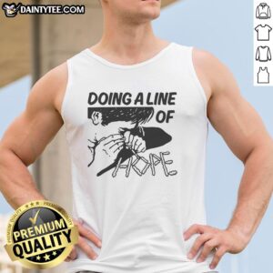 Premium 'Doing A Line of Hope' tank top featuring a motivational design for stylish and uplifting casual wear.
