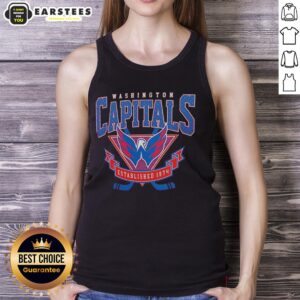 Hot Washington Capitals NHL Established 1974 tank top featuring team logo and vibrant colors, perfect for fans.