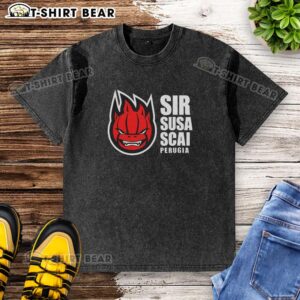 Top Sir Susa Scai Perugia washed t-shirt in soft fabric, featuring a stylish design and comfortable fit for casual wear.