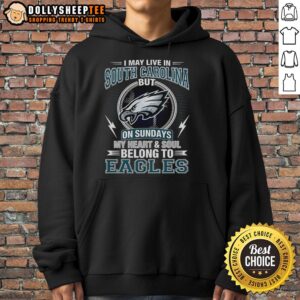 Alt Text: Official Philadelphia Eagles hoodie for fans in South Carolina, showcasing team spirit and love for the NFL on Sundays.