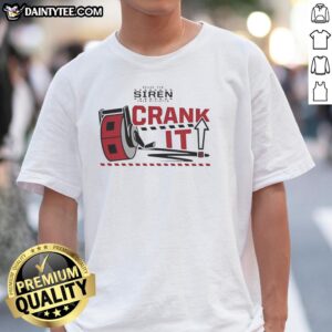 Top Carolina Hurricanes NHL Rinky Crank It Sound The Siren 2026 Playoffs T-Shirt showcasing team pride and playoff spirit.