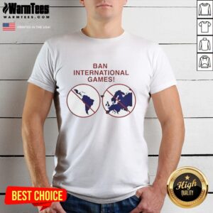 Nice Ban International Games T-Shirt featuring vibrant graphics and a comfortable fit for sports enthusiasts.