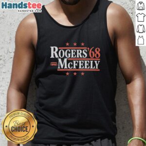 Vintage tank top featuring original Fred McFeely Rogers 68 small bus design, perfect for nostalgic fans of Mister Rogers.