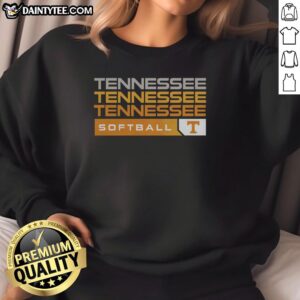 Awesome Tennessee Volunteers college softball hype sweatshirt in vibrant orange, perfect for fans and game-day wear.