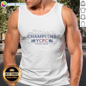 Awesome York City Football Club Champions Tank Top showcasing team pride and style for fans and supporters.