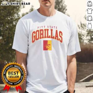Top Pittsburg State Gorillas classic logo T-shirt featuring vibrant colors and the iconic gorilla mascot design.