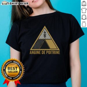 Stylish Top-Angine-De-Poitrine Ladies Tee featuring a modern design, perfect for casual and comfortable outfits.