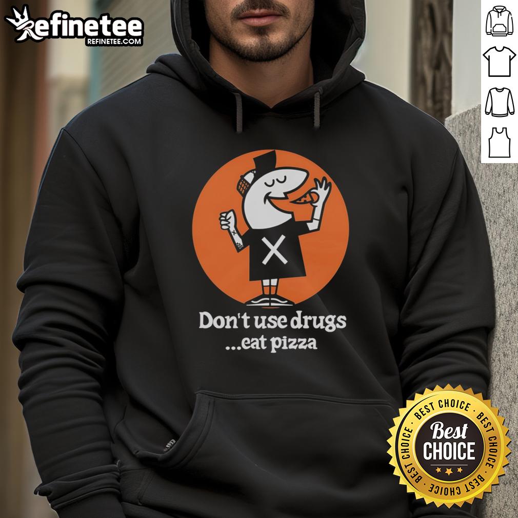 funny-little-caesars-dont-use-drugs-eat-pizza-hoodie Funny Little Caesars hoodie with 'Don't Use Drugs, Eat Pizza' slogan, promoting pizza over drugs in a humorous design.