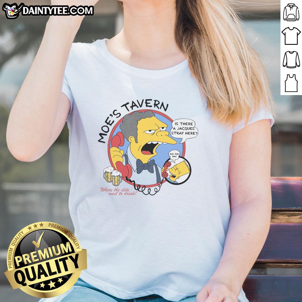 funny-moes-tavern-the-simpsons-ladies-tee Funny Moes Tavern The Simpsons ladies tee featuring iconic characters and humorous design perfect for fans.