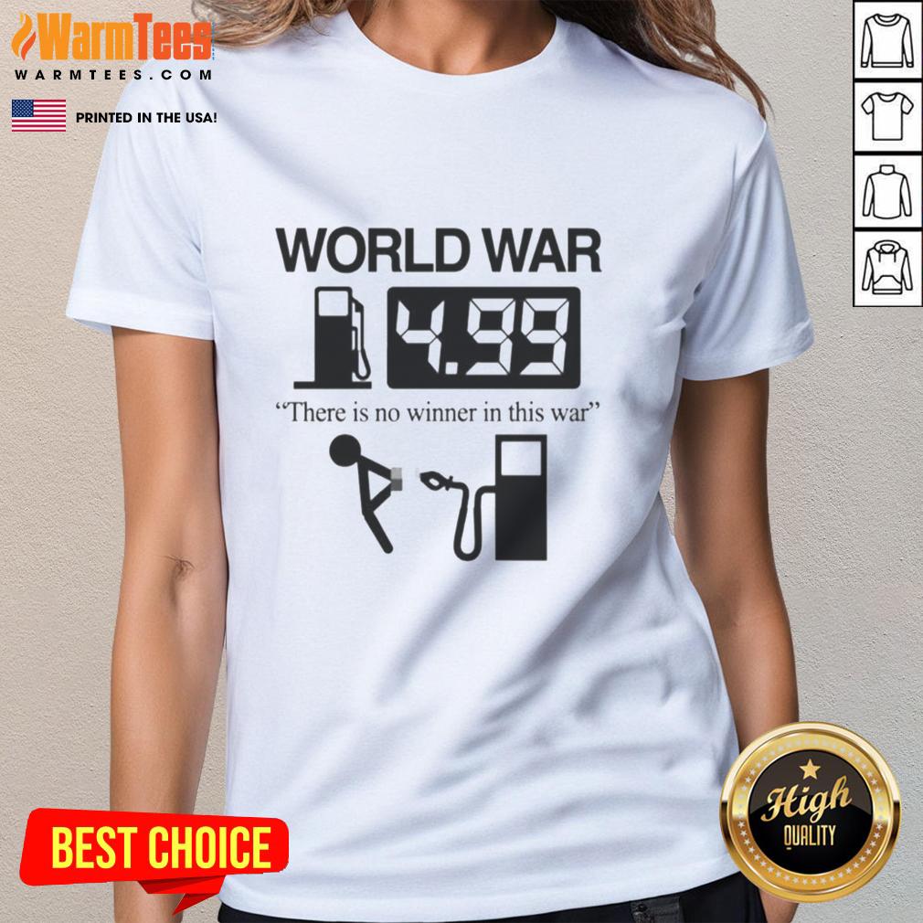 funny-world-war-there-is-no-winner-in-this-war-ladies-tee Funny World War 'There Is No Winner In This War' Ladies Tee featuring humorous design and comfortable fit for casual wear.