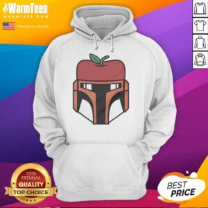 Official Boba Fett Star Wars hoodie featuring New York Mets Apple logo, perfect for fans and collectors.