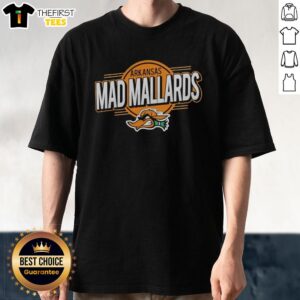 Top Arkansas Travelers Mad Mallards T-Shirt featuring vibrant team colors and logo, perfect for fans and collectors.