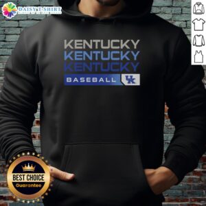 Original Kentucky Wildcats college baseball hype hoodie in blue, showcasing team logo and vibrant design for fans.
