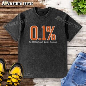 Good New York Knicks 0.1 Percent T-Shirt featuring a design celebrating the 22-point fourth quarter comeback.
