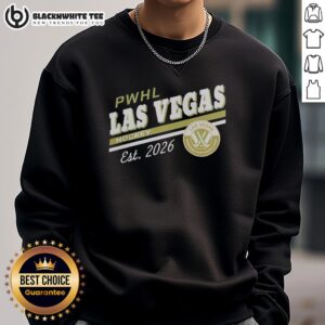 Awesome PWHL Las Vegas Sportiqe Duke Est 2026 Sweatshirt in stylish design, perfect for fans and casual wear.