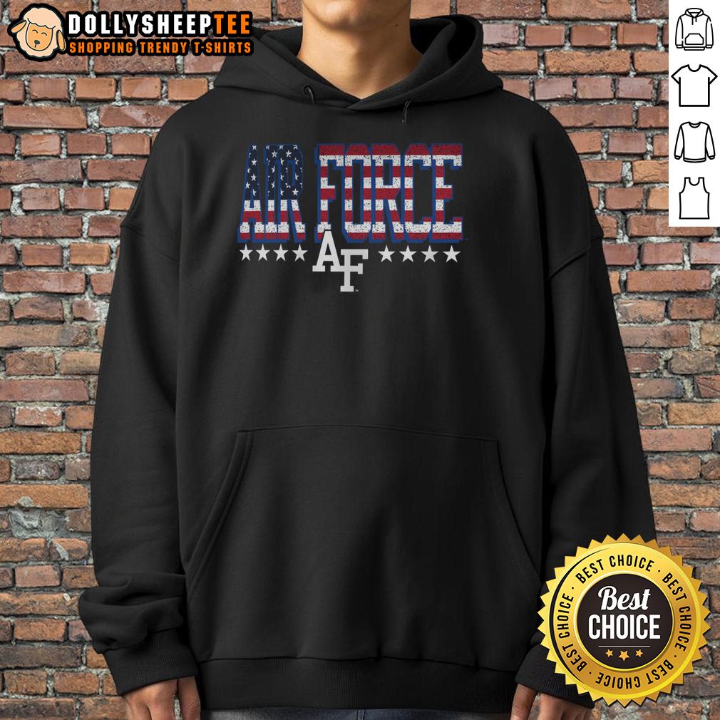 Good Air Force Falcons Tall Type Flag Hoodie Good Air Force Falcons tall type flag hoodie featuring bold team colors and logo, perfect for fans and casual wear.