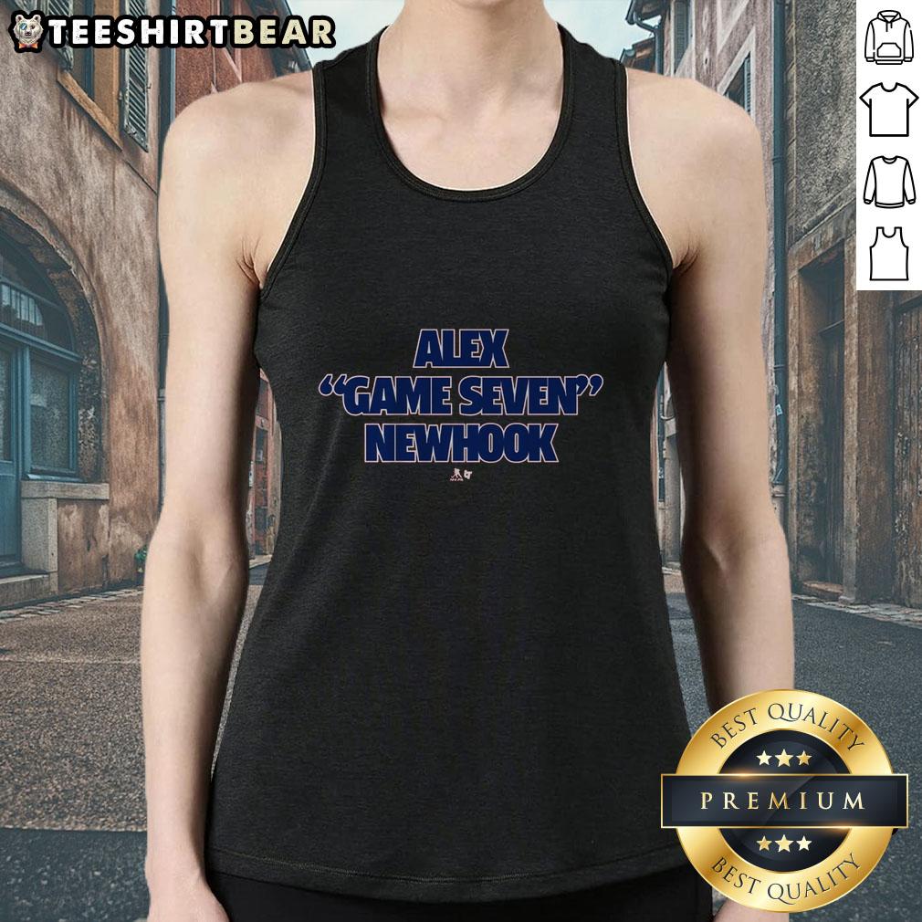good-alex-game-seven-newhook-tank-top Good Alex Game Seven Newhook tank top featuring vibrant design and athlete graphics, perfect for sports fans.
