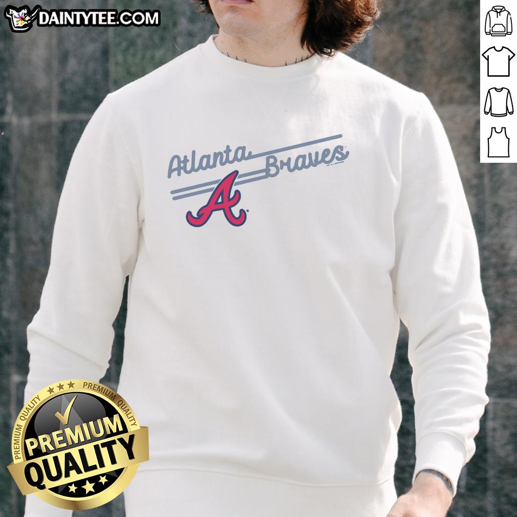 good-atlanta-braves-soft-as-a-grape-sweatshirt Cozy Atlanta Braves Soft As A Grape sweatshirt in navy, perfect for baseball fans and casual wear.