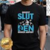 Good Biggest Slut At The Denver Airport T-Shirt featuring bold text and a fun design, perfect for travel enthusiasts.