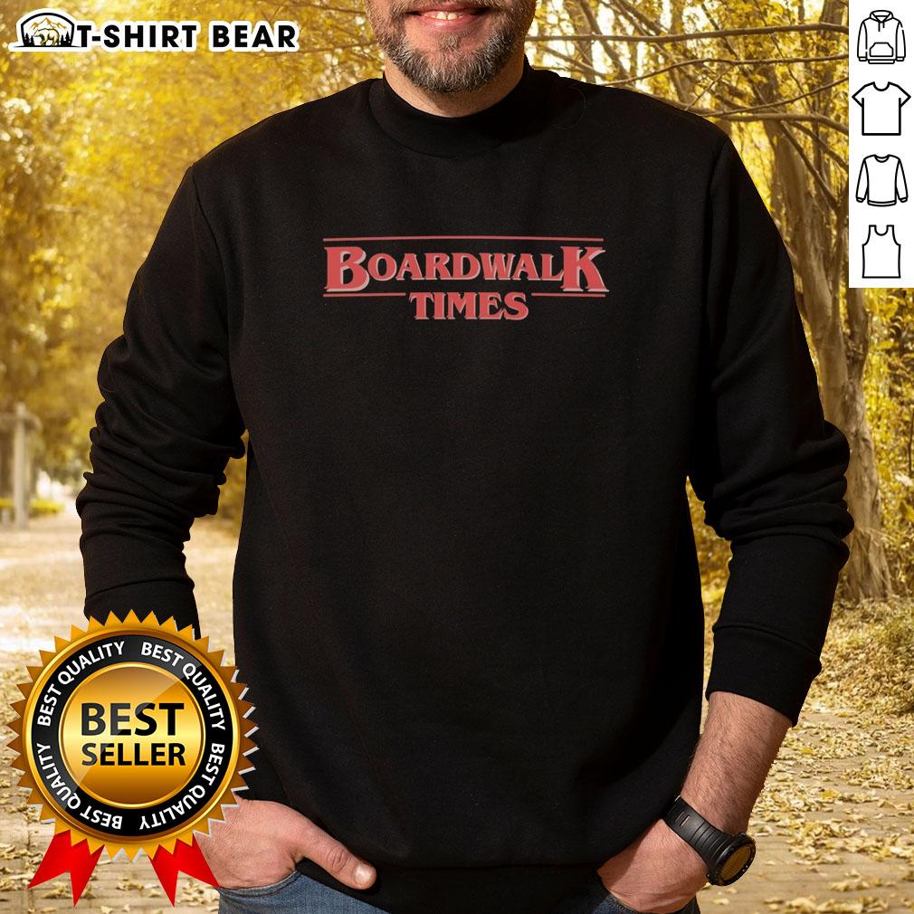 Good Boardwalk Times Sweatshirt Cozy Good Boardwalk Times sweatshirt in vibrant colors, perfect for casual outings by the beach or boardwalk.